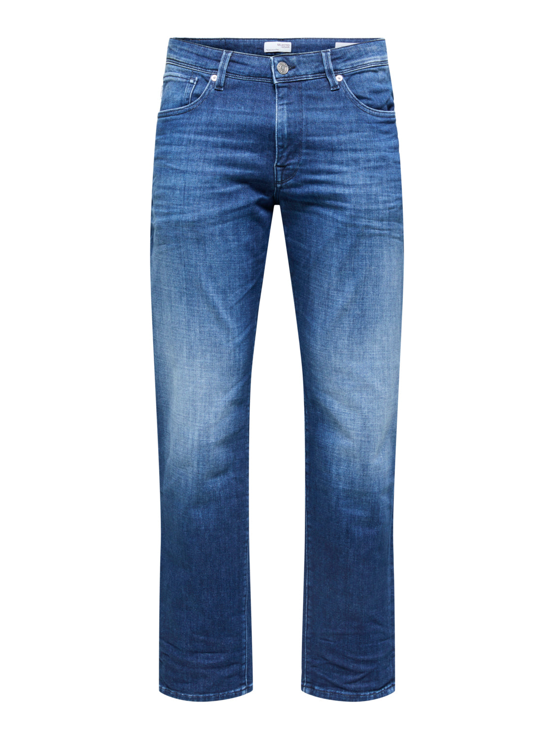 SLHSTRAIGHT-SCOTT Jeans - Medium Blue Denim